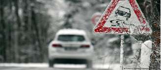 Neve foi causa de colisões nas estradas alemãs