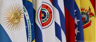 O Mercosul é integrado por Argentina, Brasil, Paraguai, Uruguai, Venezuela e Bolívia