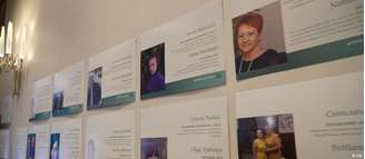 Retratos de civis ucranianos prisioneiros de guerra na Rússia