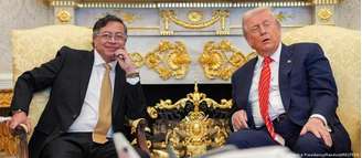 Depois do encontro com Petro, Trump disse que os dois se deram muito bem, embora não fossem antes "exatamente os melhores amigos"