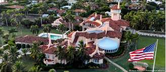 Vista aérea do resort de Mar-a-Lago