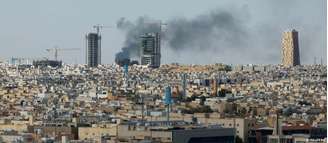 A capital saudita, Riade, foi alvo de um ataque iraniano no início de março