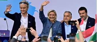 Geert Wilders, Marine Le Pen e Matteo Salvini participaram de evento de campanha de Viktor Orbán