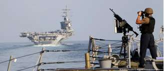 O bloqueio da Marinha dos EUA anunciado pelo presidente Donald Trump teve início na segunda (14/04).