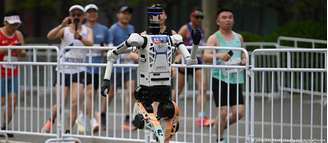 Esta foi a segunda meia maratona de Pequim com participação de robôs