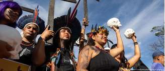 Indígenas de várias etnias se reúnem em abril no Acampamento Terra Livre, em Brasília