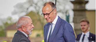 Lula foi recebido por Friedrich Merz em Hannover