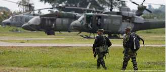 As forças armadas da Colômbia estão entre as mais bem equipadas da região