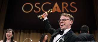 Pavel Talankin em março após conquistar Oscar de Melhor Documentário