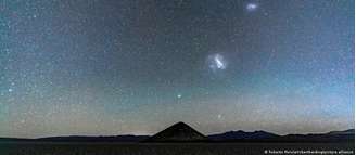 Os céus limpos e sem luz artificial encontrados na Argentina e no Chile são ideais para observação astronômica