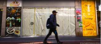 Loja fechada em Bonn, na Alemanha. Economia do país segue estagnada