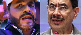 Abelardo de la Espriella (esq.) e Iván Cepeda (dir.) diferem em abordagem sobre combate ao crime organizado