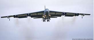 Bombardeiros B-52 fazem parte da defesa americana desde a década de 1950 [imagem de arquivo]