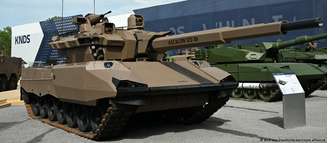 A KNDS apresentou seus tanques na Eurosatory, feira da indústria de defesa em Paris