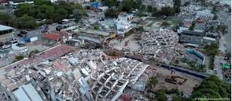 Destruição em La Guaira