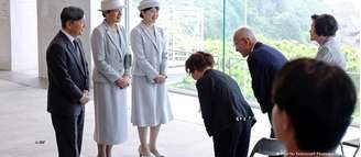 O Imperador Naruhito, a Imperatriz Masako e a filha so casal, Aiko