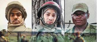 Três estrangeiros recrutados pela Rússia para sua guerra na Ucrânia