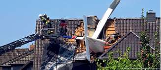 Aeronave tinha cerca de 7,50 metros de comprimento e envergadura de 10,50 metros