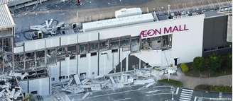 Shopping center da região sofreu danos durante tremor no Japão