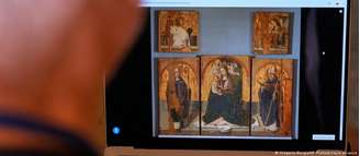 Três dos cinco grandes painéis do "Políptico de São Gregório", de Antonello, estavam entre as pinturas roubadas no sábado