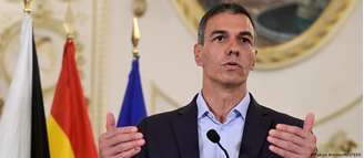 O premiê espanhol Pedro Sánchez