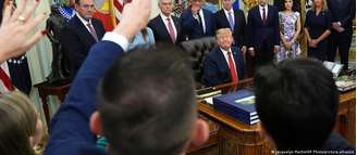 Trump tem histórico de vetar veículos de comunicação de eventos e entrevistas na Casa Branca