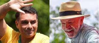 Flávio Bolsonaro saiu na frente na disputa pelo Planalto, com 47% dos votos válidos no primeiro turno, contra os 45,2% de Lula