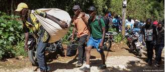 O Haiti, o país mais pobre das Américas, atravessa há anos uma profunda crise; violência de gangues já desalojou quase 1,5 milhão