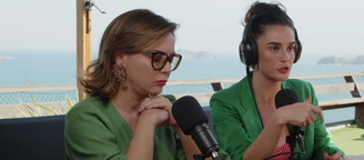 Priscila Sztejnman e Regiane Alves participaram de entrevista a um podcast e falaram sobre filhos assistirem beijo lésbico das mães na novel