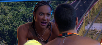 Aline reclama de Eva e Renata para Maike: 'Nenhuma das duas conseguiram me parabenizar'