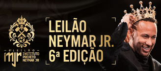 Leilão do Neymar Jr. acontece nesta segunda-feira