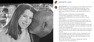 A esposa de Rick, Geralda, homenageou o marido após sua morte