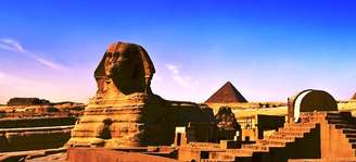 A Esfinge é um dos monumentos mais conhecidos do Egito
