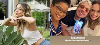 (Fotos: Globo / Instagram @julianofloss)