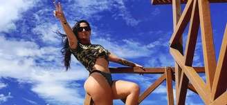 Eva Coelho em foto publicada nas redes sociais