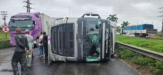 Acidente aconteceu na BR-324, na altura de Feira de Santana