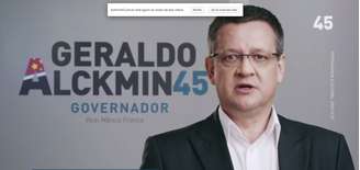 <p>Beto Albuquerque em propaganda de Geraldo Alckmin</p>