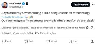 O empresário Elon Musk provocou Alexandre de Moraes em postagem nesta quarta-feira, 18