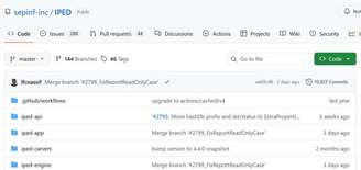 Página principal do IPED no GitHub, principal plataforma para publicação de códigos-fonte de programas de computador