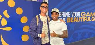 Rodrygo se encontro com Cristiano Ronaldo em Miami 