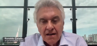 Ronaldo Caiado discutiu com jornalista durante o UOL News desta quarta-feira, 7
