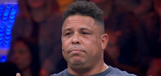 Ronaldo participou do programa deste domingo