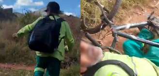 Mãe corre atrás, derruba e filma homem que assediou filha de 5 anos no Paraná