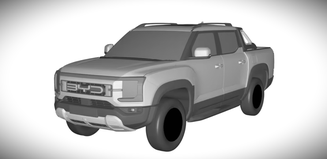 BYD Pick-up: imagem de registro vazada na China
