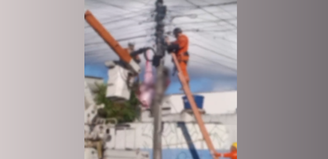 Corpo foi retirado no início da manhã desta segunda-feira, 21, pelo Corpo de Bombeiros 