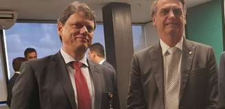 Tarcísio Gomes de Freitas e o presidente eleito Jair Bolsonaro.