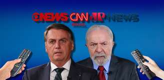 Bolsonaro e Lula influenciam desempenho dos canais de notícias