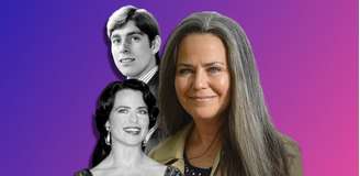 Koo Stark na época do namoro com o belo Andrews e agora: trauma da ação violenta da monarquia