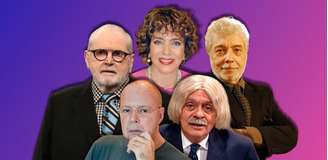 Jô Soares, Gilberto Braga, Theresa Amayo, Chico Anysio e Pedro Paulo Rangel: tristeza por decisões da Globo