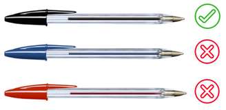 O participante somente pode levar caneta preta no Enem 2023